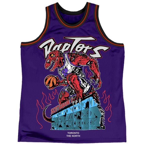 Warren Lotas 🪓Toronto Raptors 🦖 Creature Jersey - Picture 4 of 5